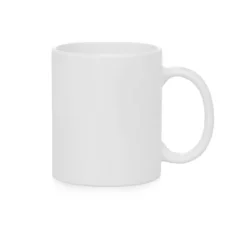 Keramický bílý hrnek,330ml - autorský motiv páv