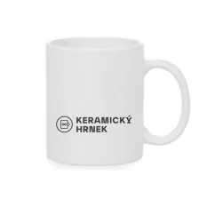 Keramický bílý hrnek, vlastní potisk