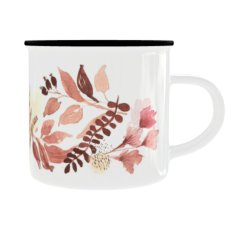 Plechový hrnek s grafikou – Kytky 3